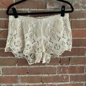 Lace shorts Express